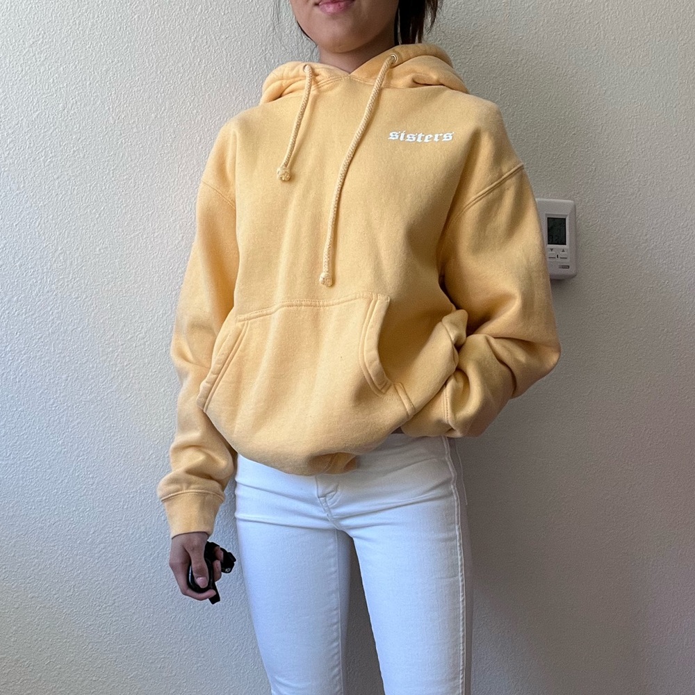 Yellow Hoodie Sweatshirt